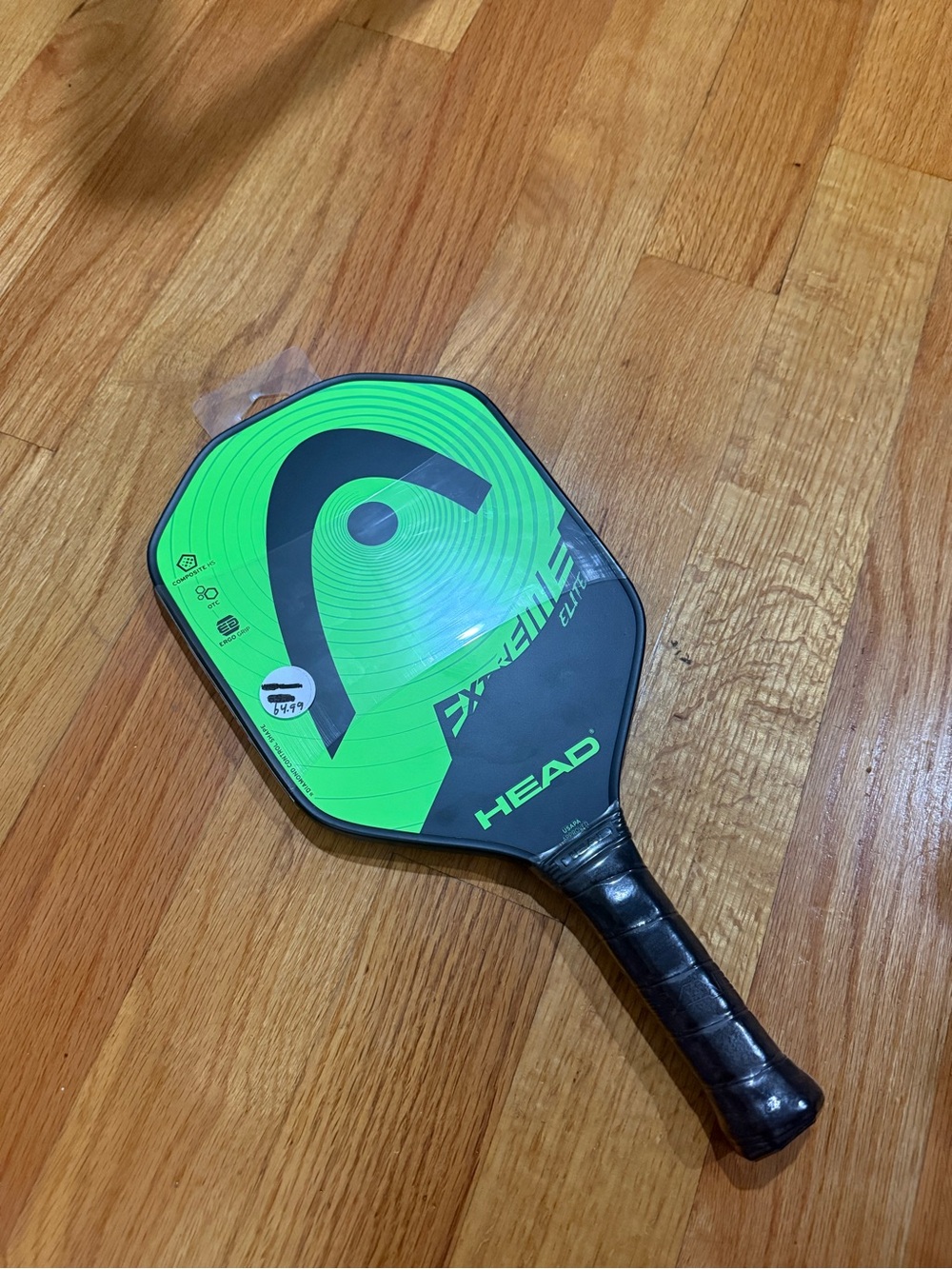 HEAD Extreme Elite Pickleball Paddle in Neon Green and Black